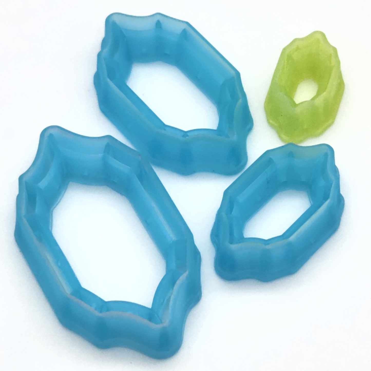 3D Printed Sharp Edge Sarah Amulet Shape Polymer Clay Cutters