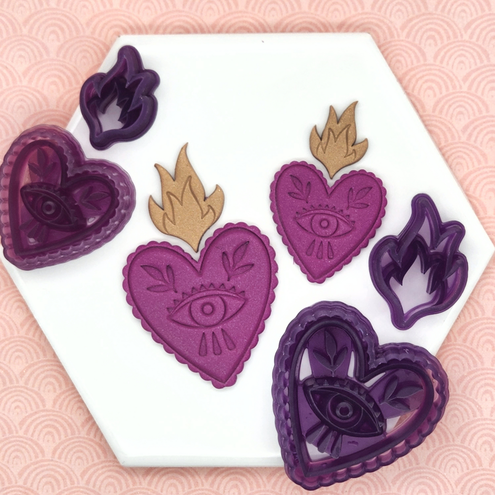 Queen of Hearts Clay Cutters - Disney Inspired Micro Cutters - Polymer Clay  Cutters - Custom Cutter - 3D Printed Heart and Crown
