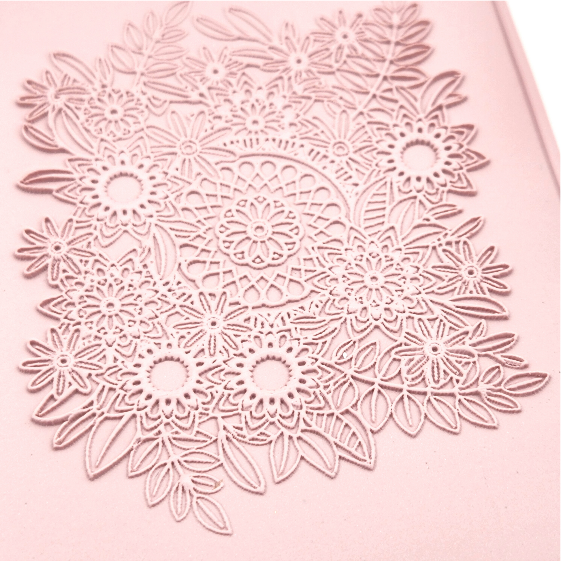 Flower Mandala Clay Texture Sheet  Unique, Detailed, and Easy to Use – The  Clay Impress