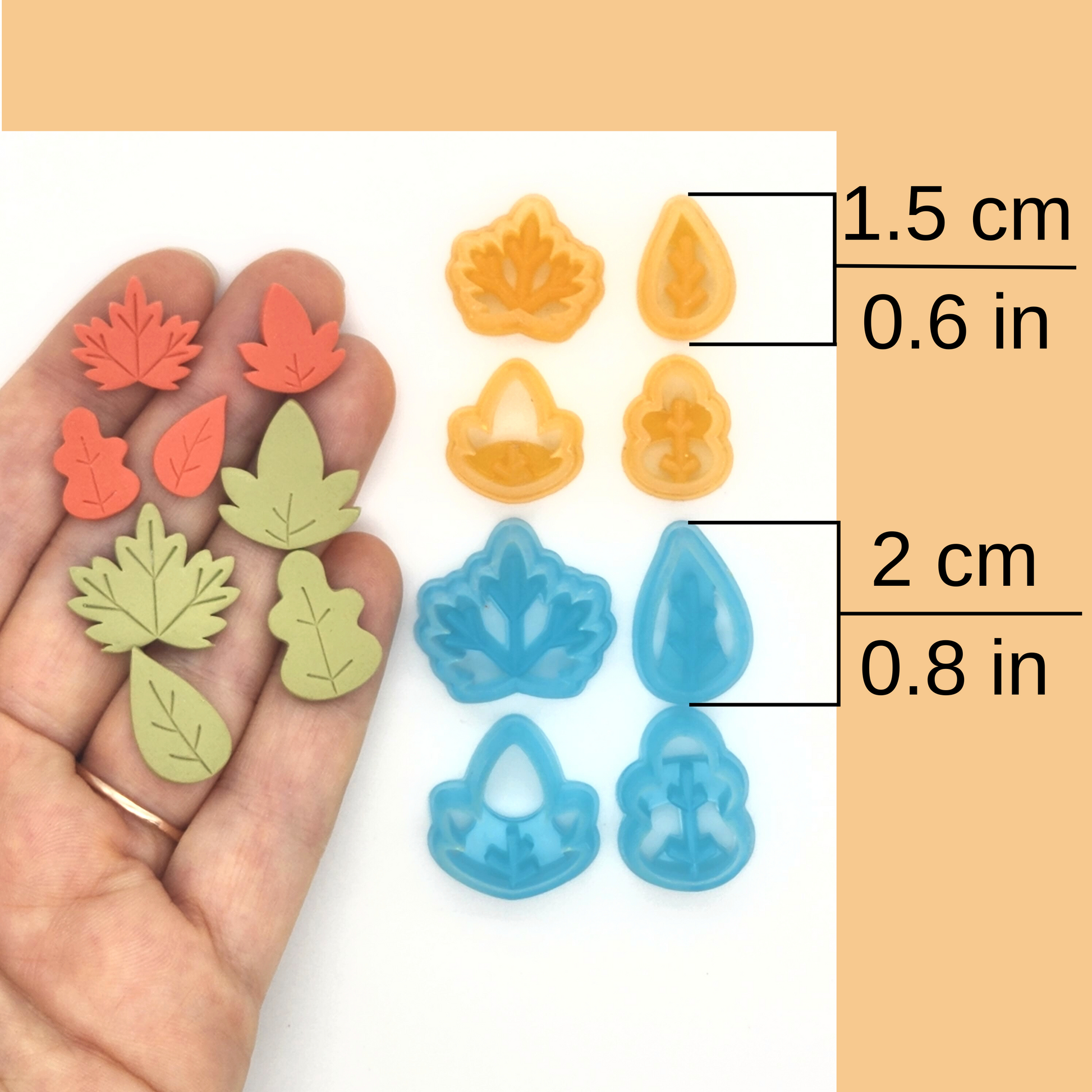 Polymer Clay Shape Cutters BUNDLES Medium Size Embossing Cutters