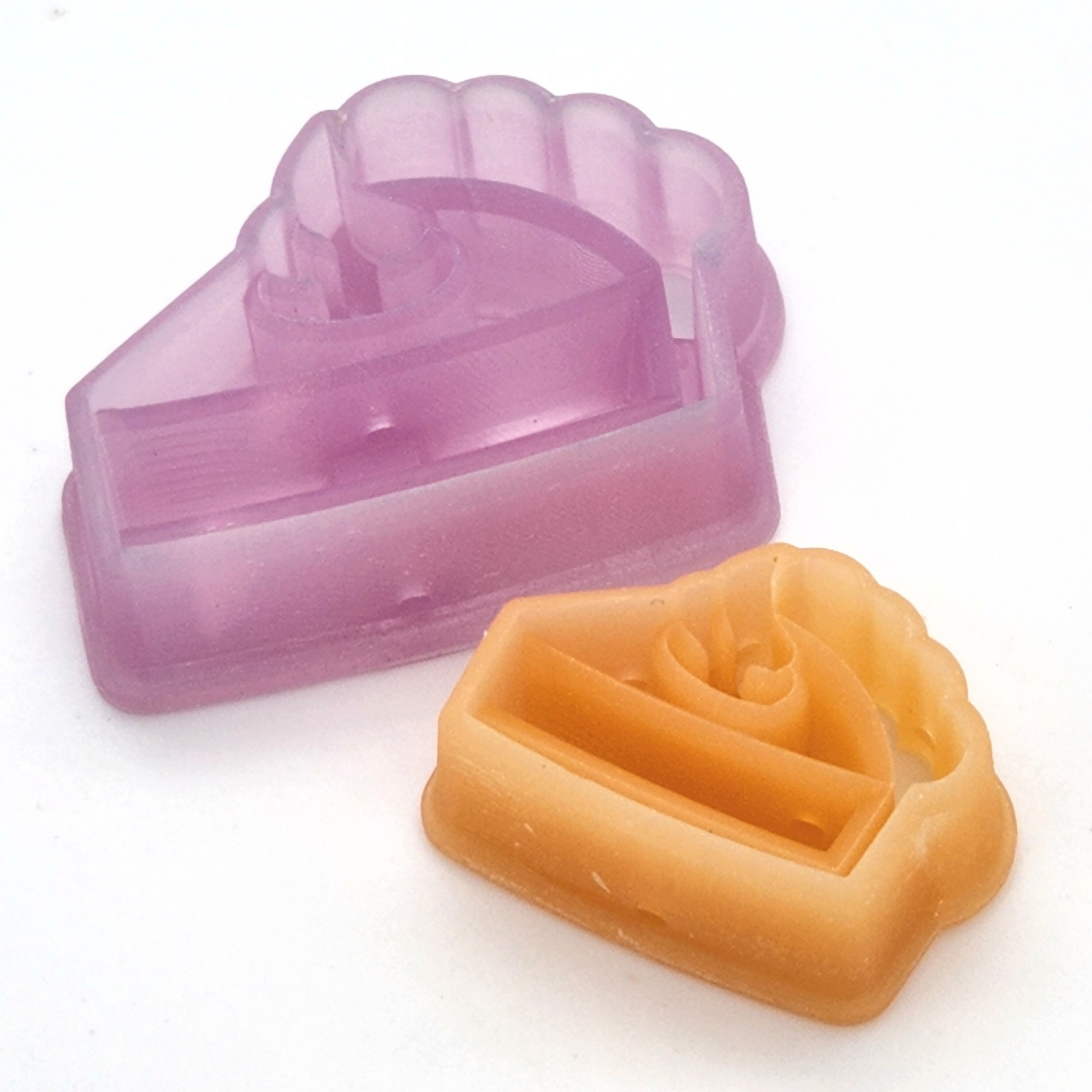 3D Printed Resin Fall Autumn Pumpkin Pie Slice Polymer Clay Sharp Edge Cutter