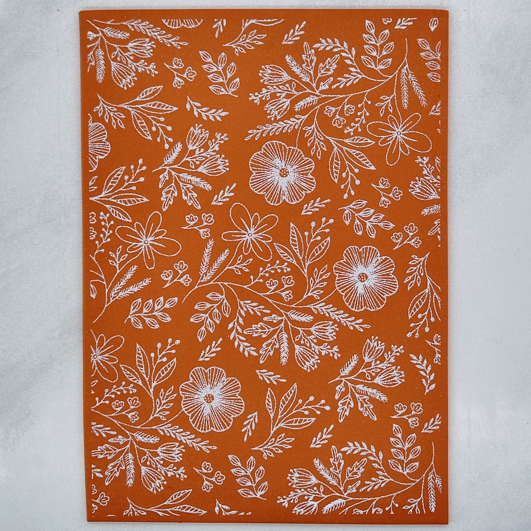 Floral Pattern Silkscreen for Polymer Clay Polymer Clay 