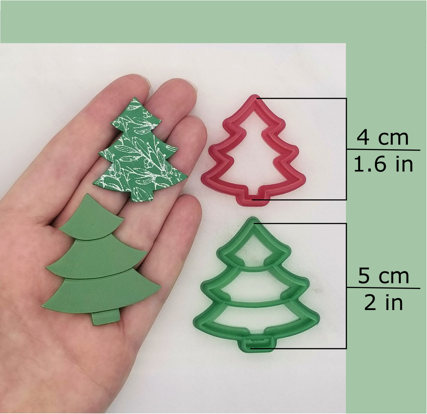 DIY Christmas Crafts Tree for Polymer Clay