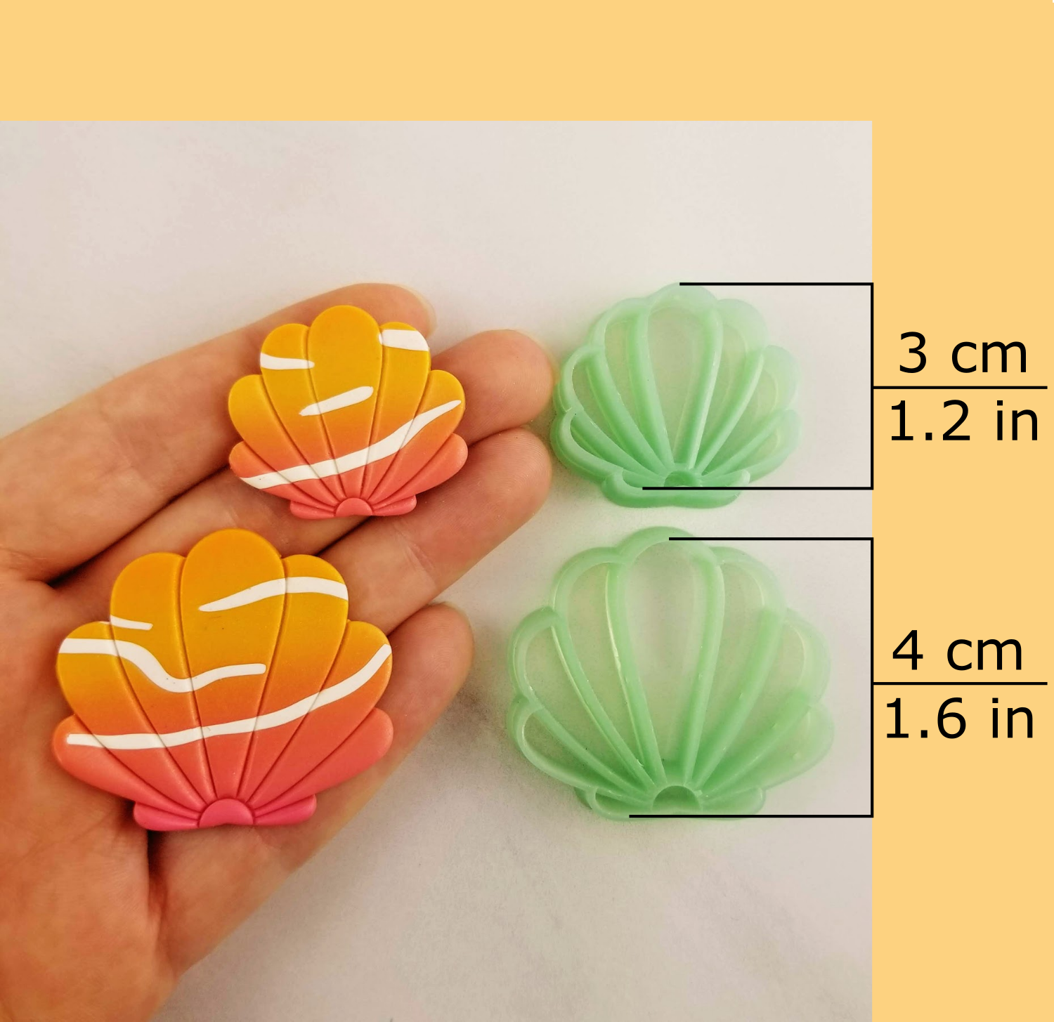 Clam Shell Polymer Clay Cutter | Sharp, Clean, Precision Cuts – The ...