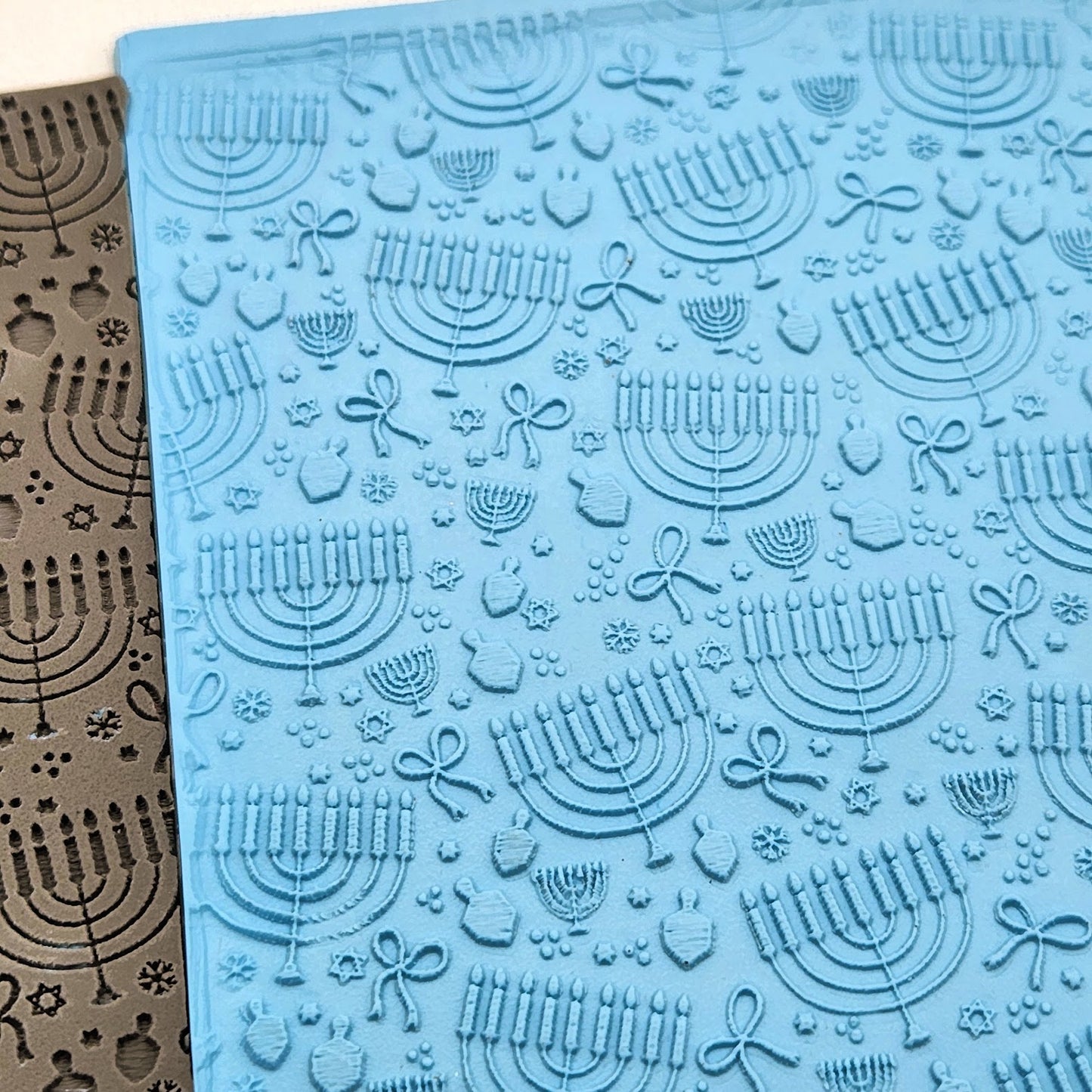 Jewish Everything Hanukkah NIghts Texture Details for Polymer Clay Crafts Tools