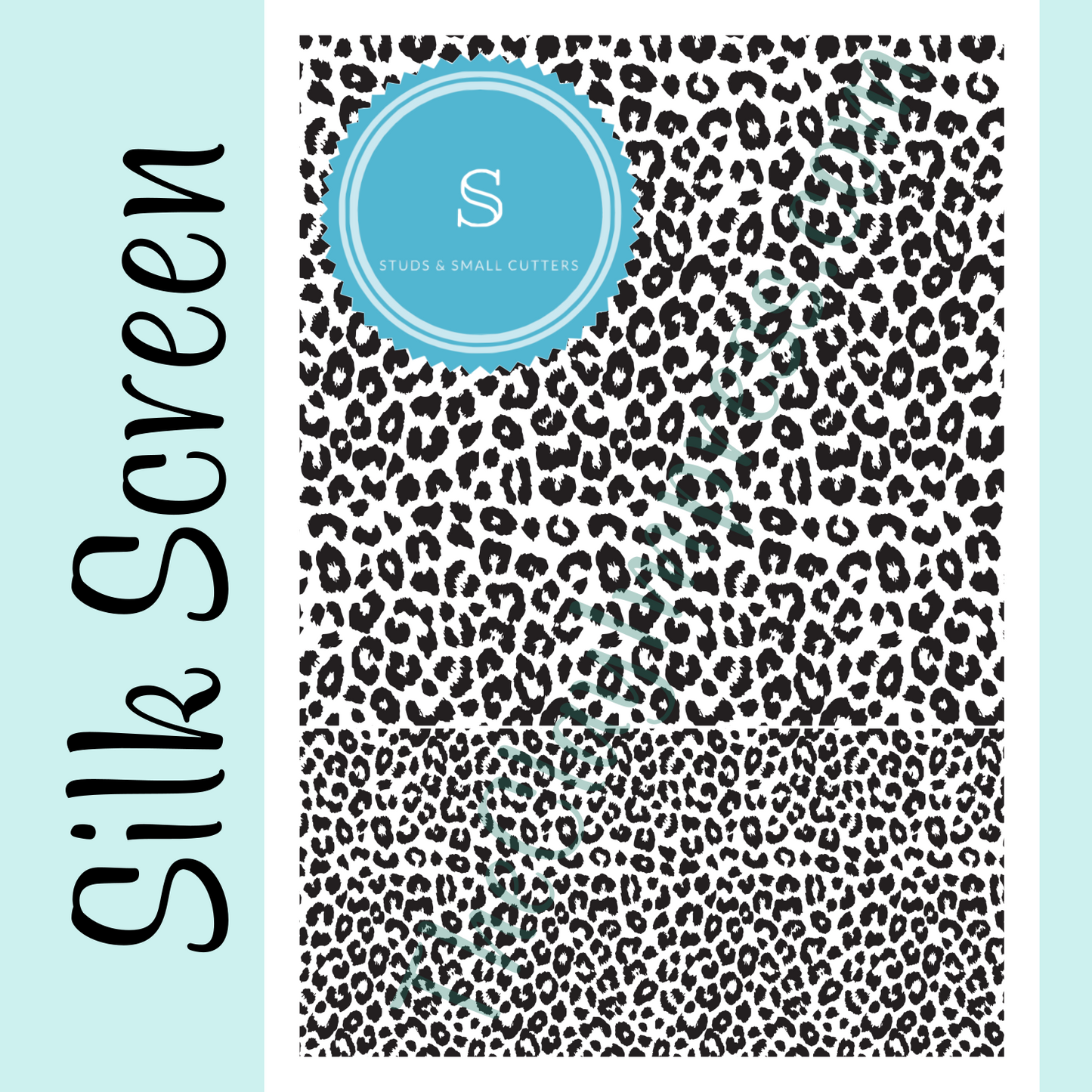 Leopard Print Silk Screen