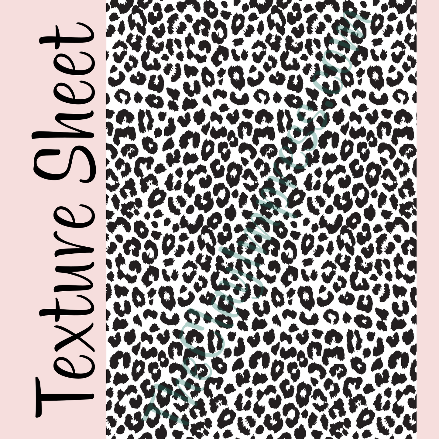 Leopard Print Texture Sheet