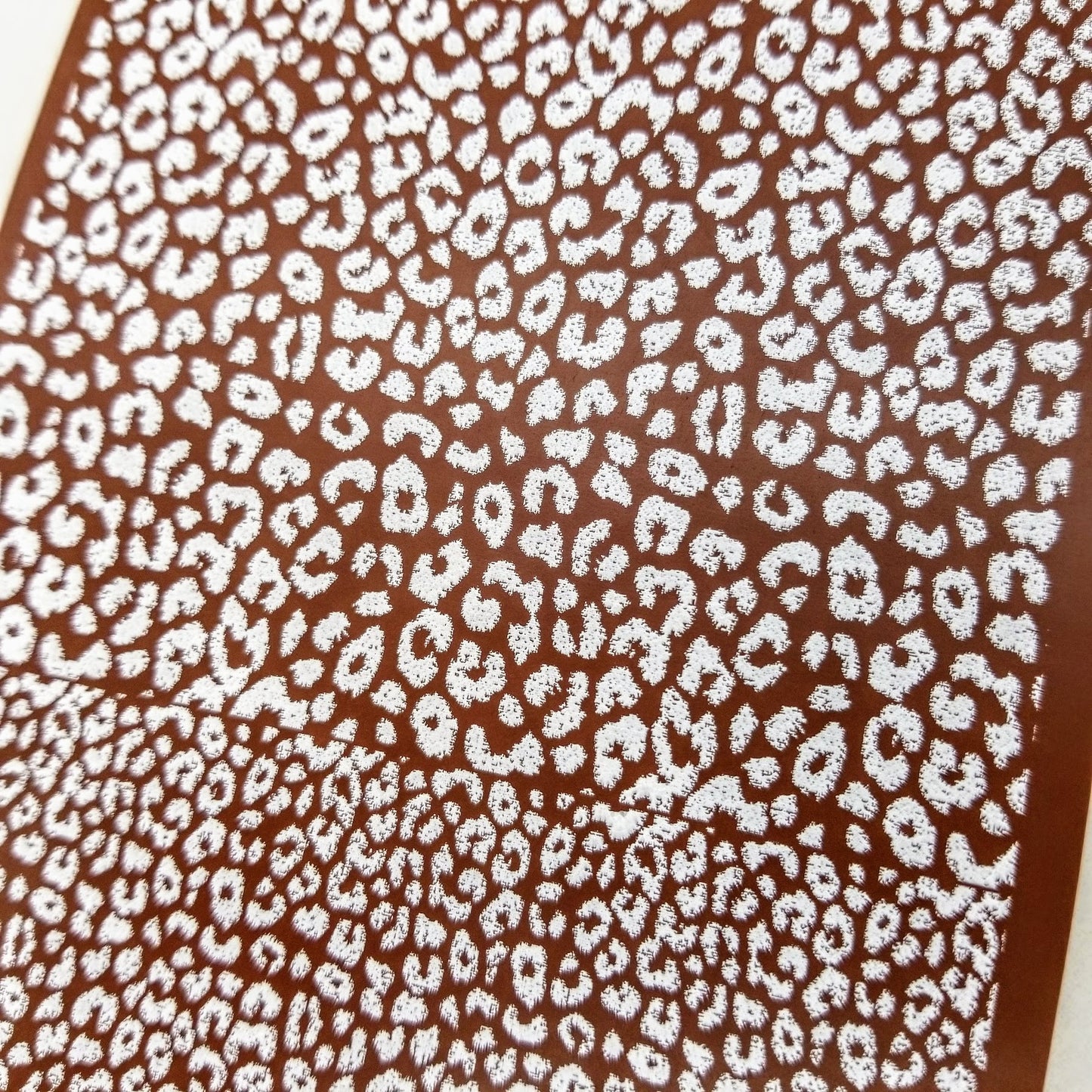 Leopard Print Silk Screen