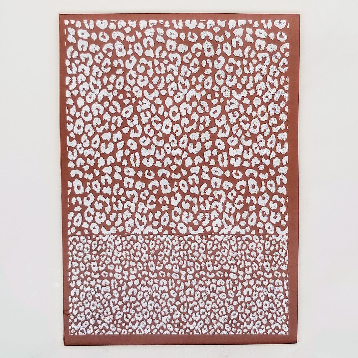 Leopard Print Silk Screen