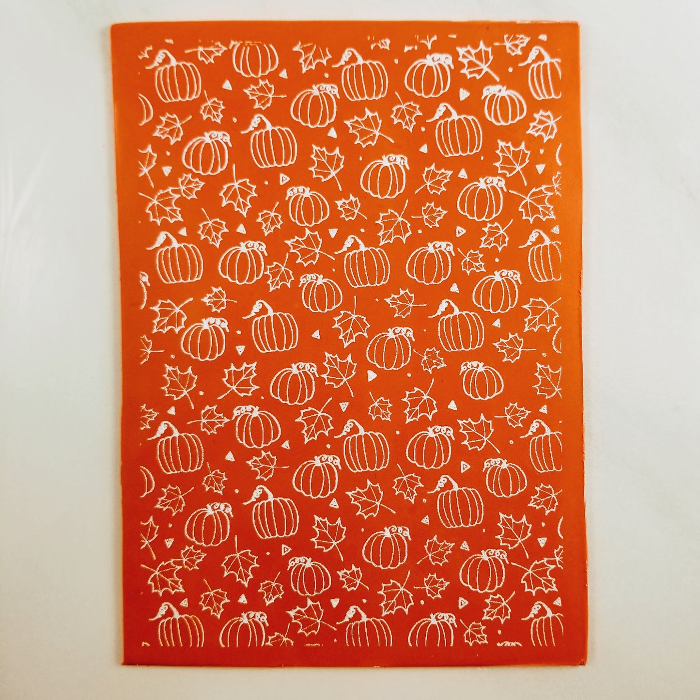 Pumpkins and Maple Leaves Silk Screen