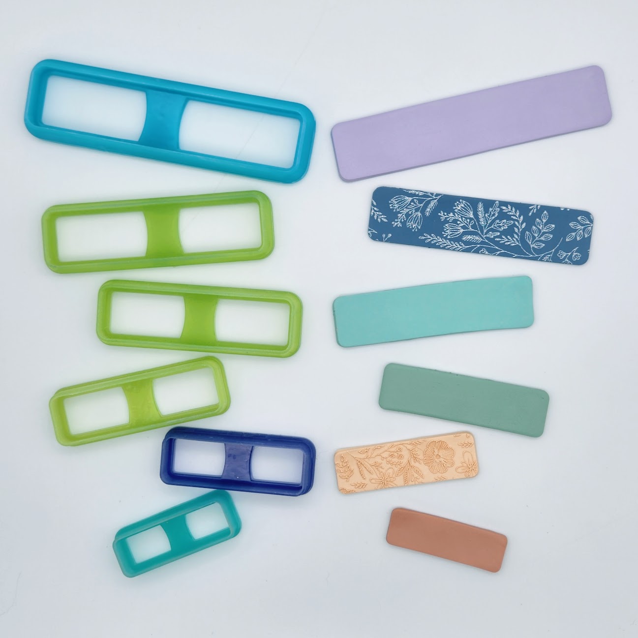 Polymer Clay Hair Clip Cutters with really sharp edges