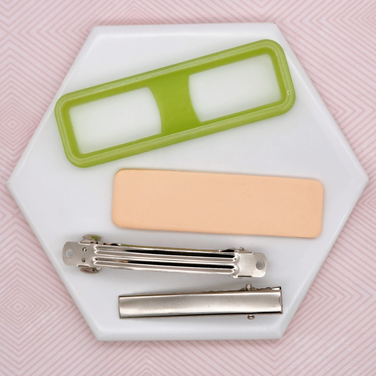 Rectangle Shape Polymer Clay Barrette Cutters
