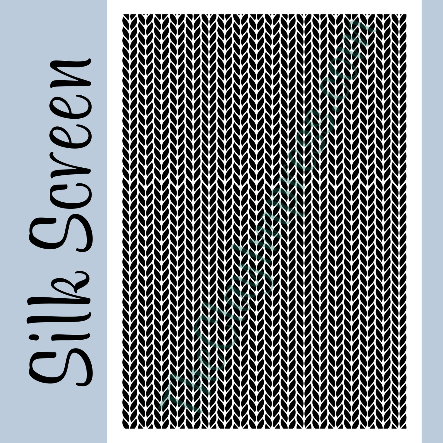 Simple Knit Silk Screen